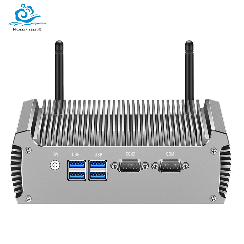 Intel Cpu Core I7 - インテル Core I7-5500U ミニPC、4xUSB3.0、1xHDMI、1xVGA、2xDB9 RS232、WiFi対応、Linux対応、産業用Windows10対応