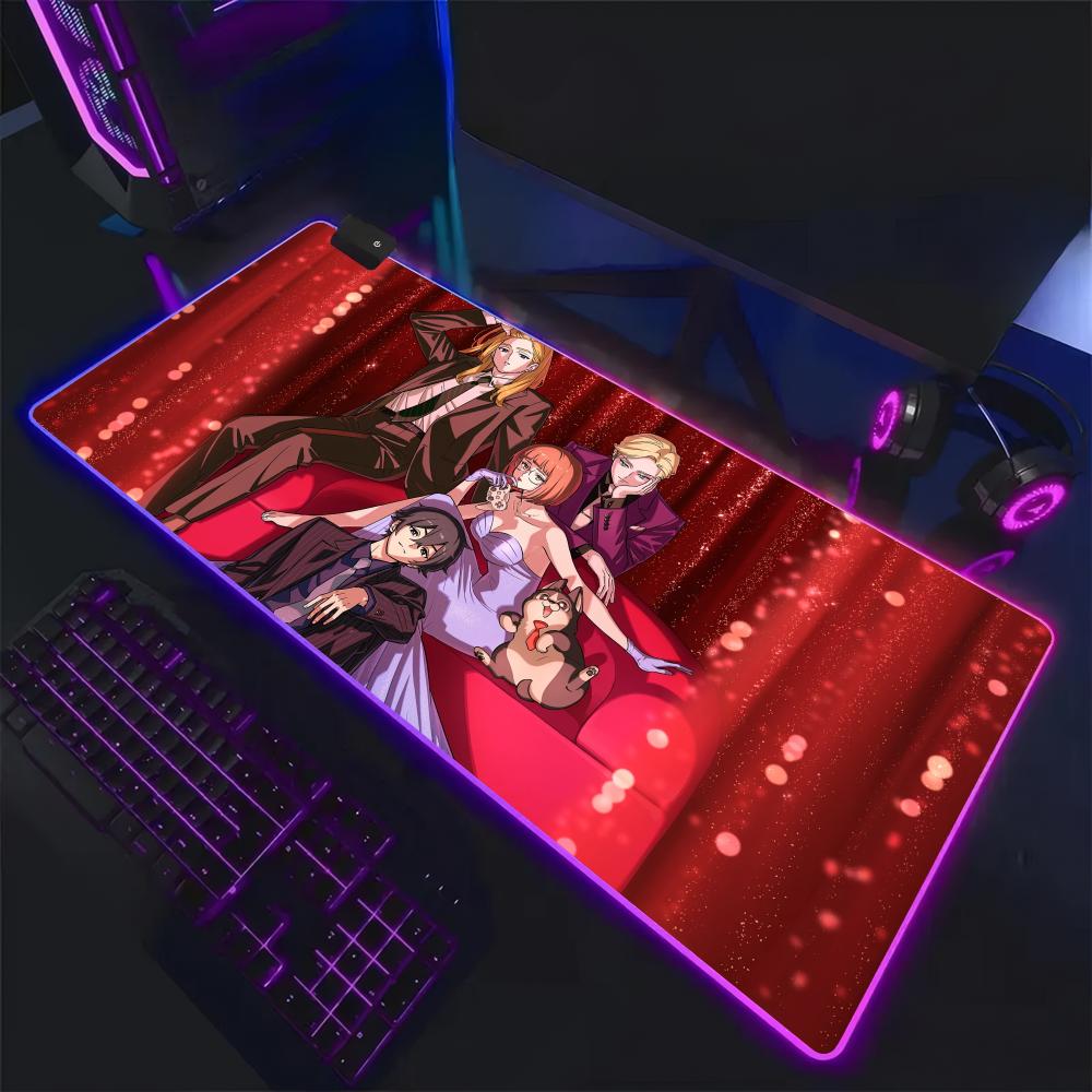 Mouse Pad Extended Rgb - Let's Play マウスパッド RGB、ゲーミングマット LED マウスパッド、拡張型、大型