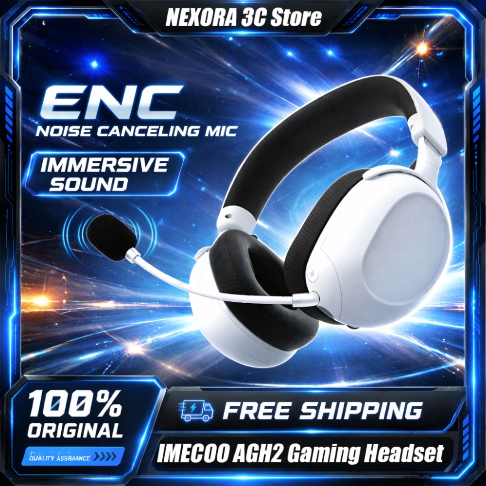 Esports Gaming Platform - IMECOO AGH2 ヘッドマウントeスポーツゲーミングイヤホン 2.4G/Bluetooth ワイヤレス デュアルモード