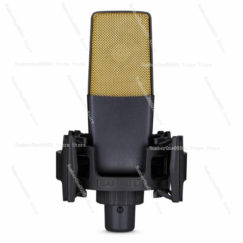 Streaming Mic Condenser - C414 プロフェッショナルコンデンサーマイク 48V ファントム電源ラージダイアフラムマイクストリーミングカラオケレコーディングスタジオ USB