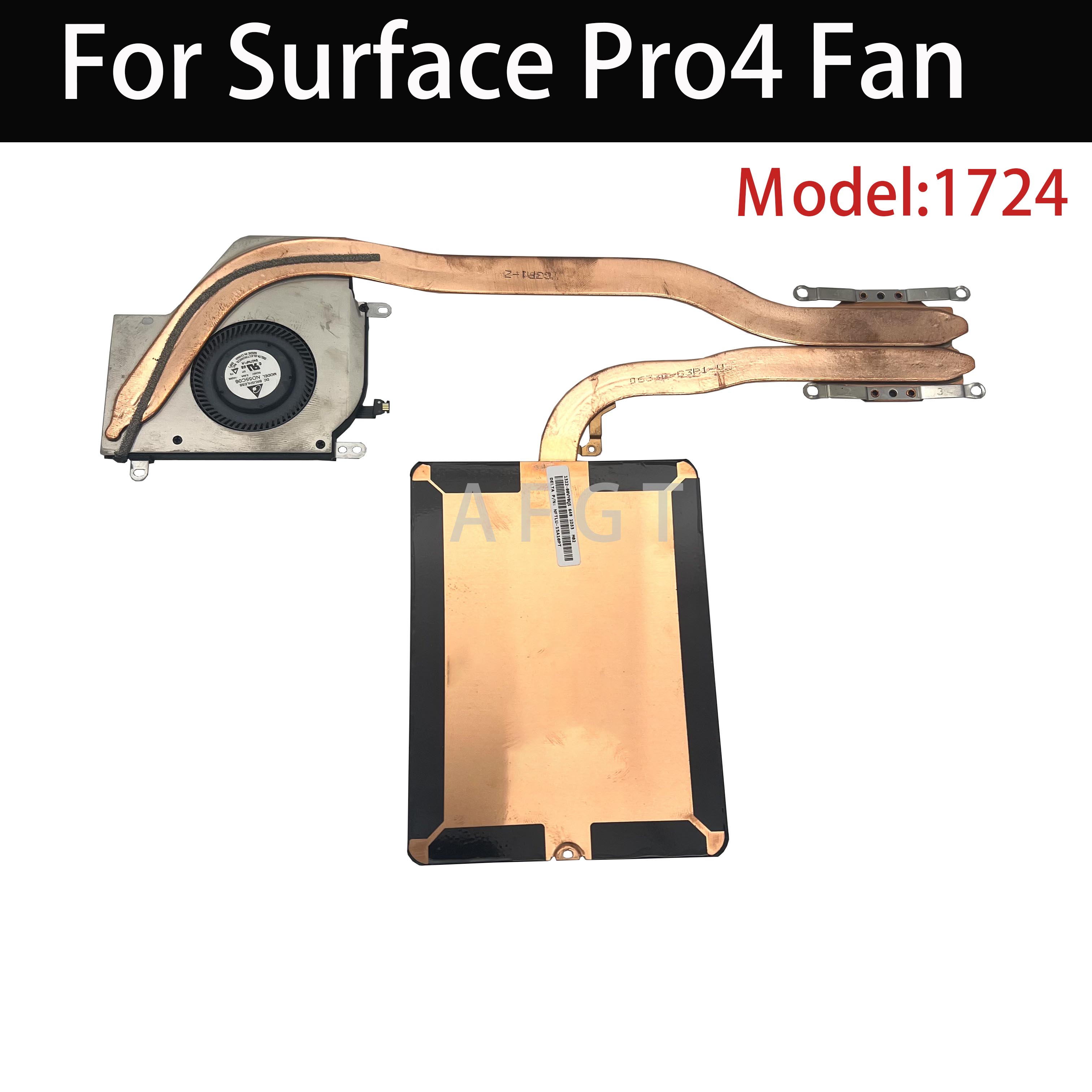 Intel Cpu Core I7 - オリジナルファンモジュール Miscrosoft Surface Pro4 1724 冷却