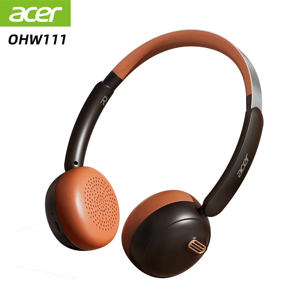 Esports Gaming Headphones - エイサー OHW111 Bluetooth ヘッドフォン INS レトロスタイルオーバーイヤーワイヤレスイヤホン