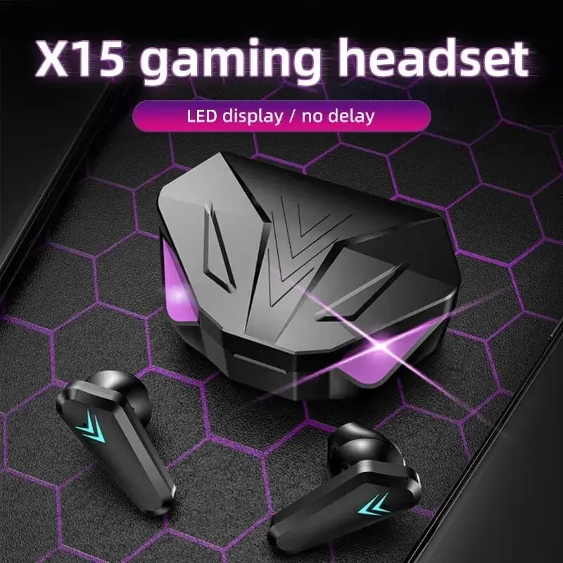 Esports Gaming Headphones - TWS ワイヤレス Bluetooth 5.3 ヘッドセット LED