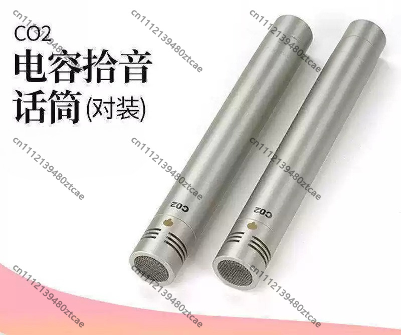 Streaming Mic Condenser - 小型ダイヤフラムペンシルコンデンサーマイク C02 プロフェッショナル録音マイク アコースティック楽器 ライブストリーム カラオケ用