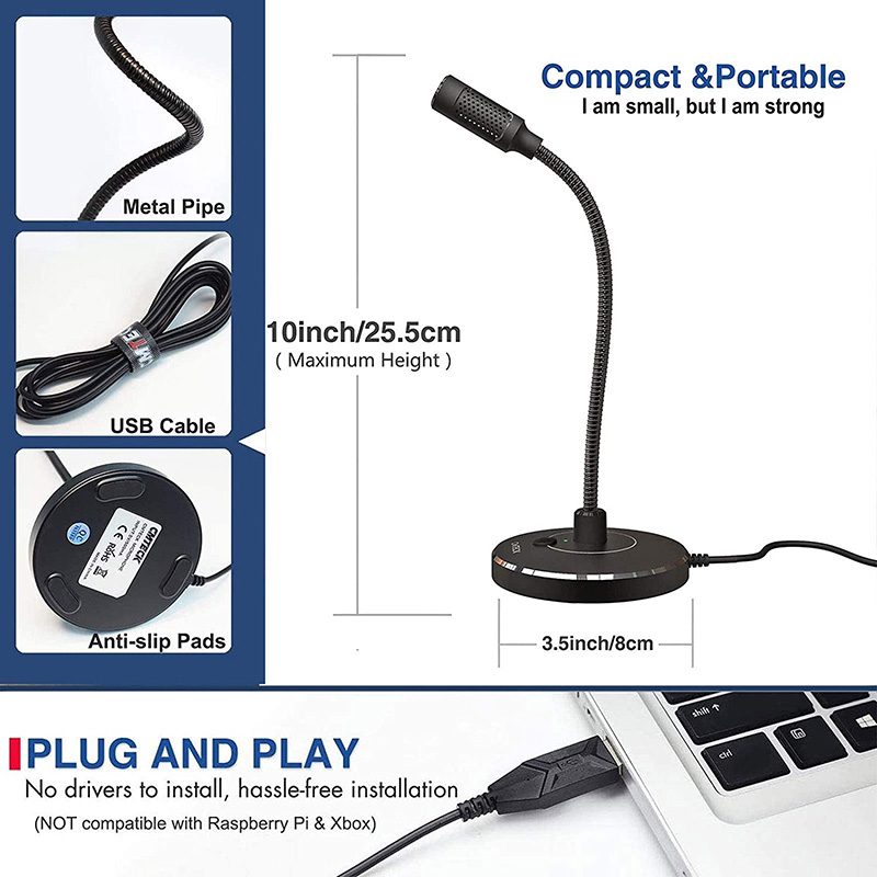 プロフェッショナルマイク,コンデンサー会議,ストリーミング用 - Streaming Mic Condenser のレビューと価格