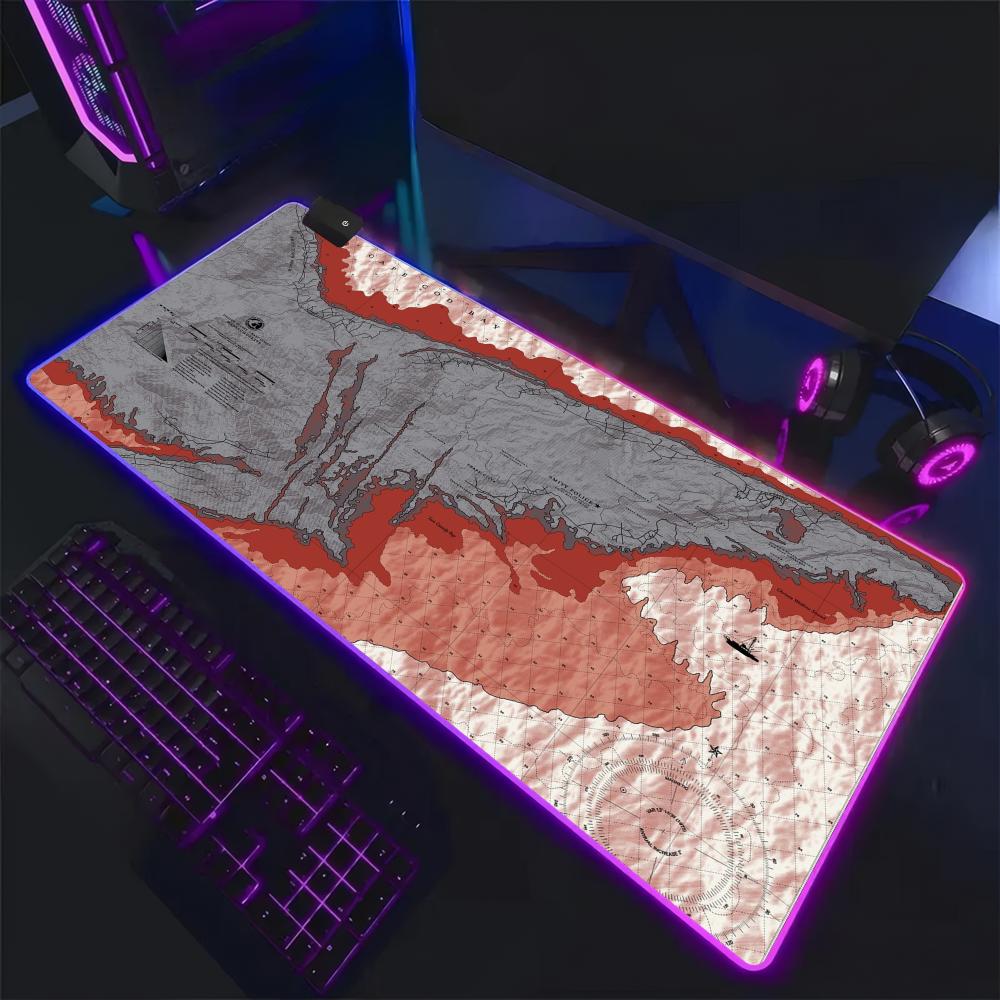 ジョーズムービーオーシャンSマウスパッドRGB、ゲーミングマ - Mouse Pad Extended Rgb のレビューと価格