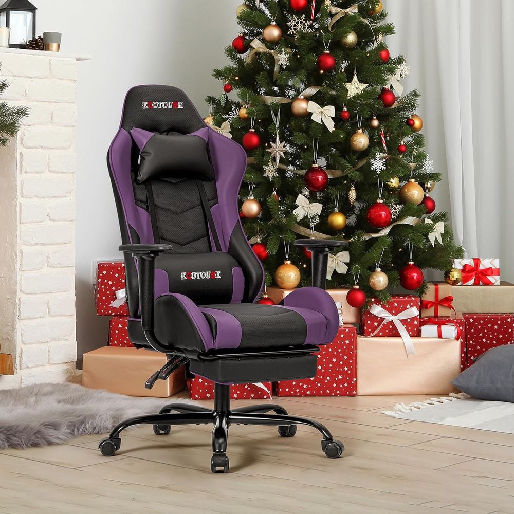 レーシングスタイルのゲーミングチェア（フットレスト付き）、ハ - Gaming & Esports District のレビューと価格