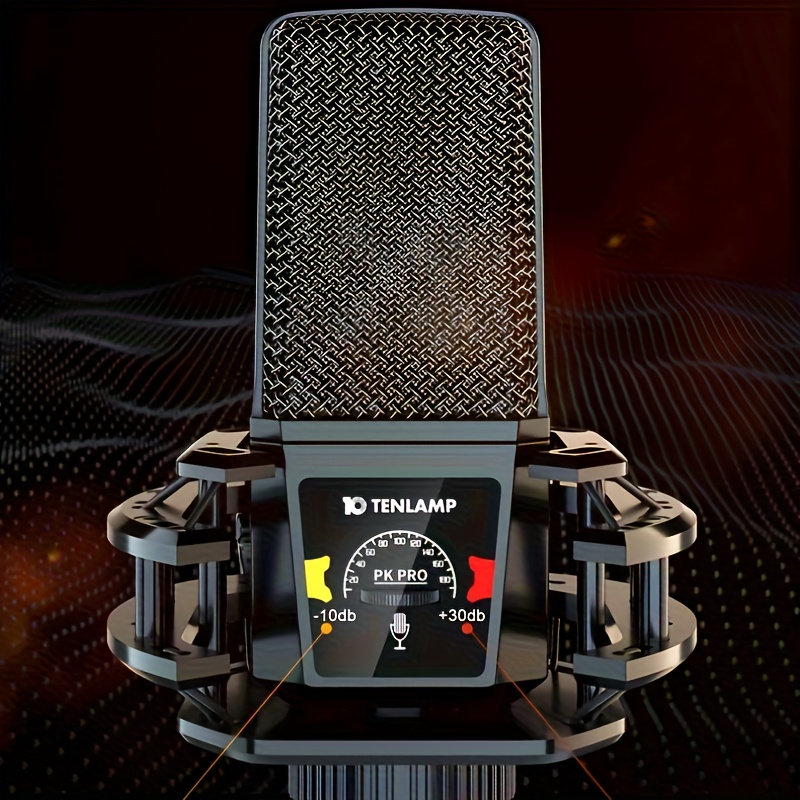 Tenlamp PKPRO ラージダイアフラムコンデンサーマ - Streaming Mic Condenser のレビューと価格