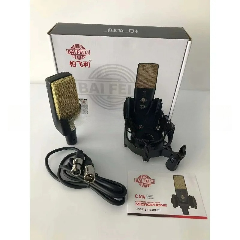 C414プロフェッショナルコンデンサーマイク、34mmラージ - Streaming Mic Condenser のレビューと価格