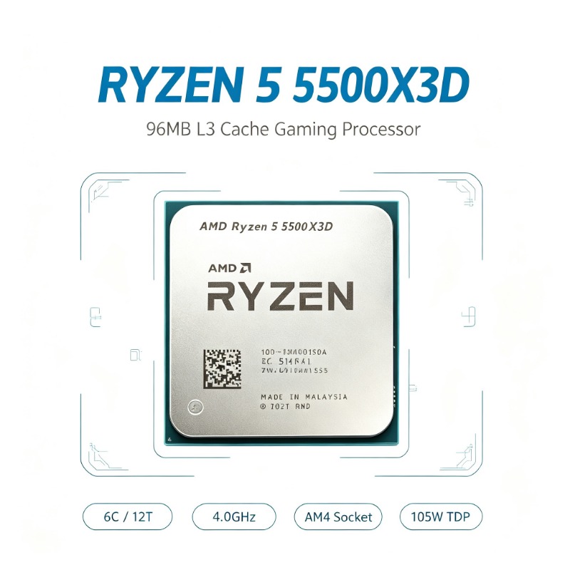 AM4プラットフォームeスポーツCPU AMD 5500X3 - Esports Gaming Platform のレビューと価格