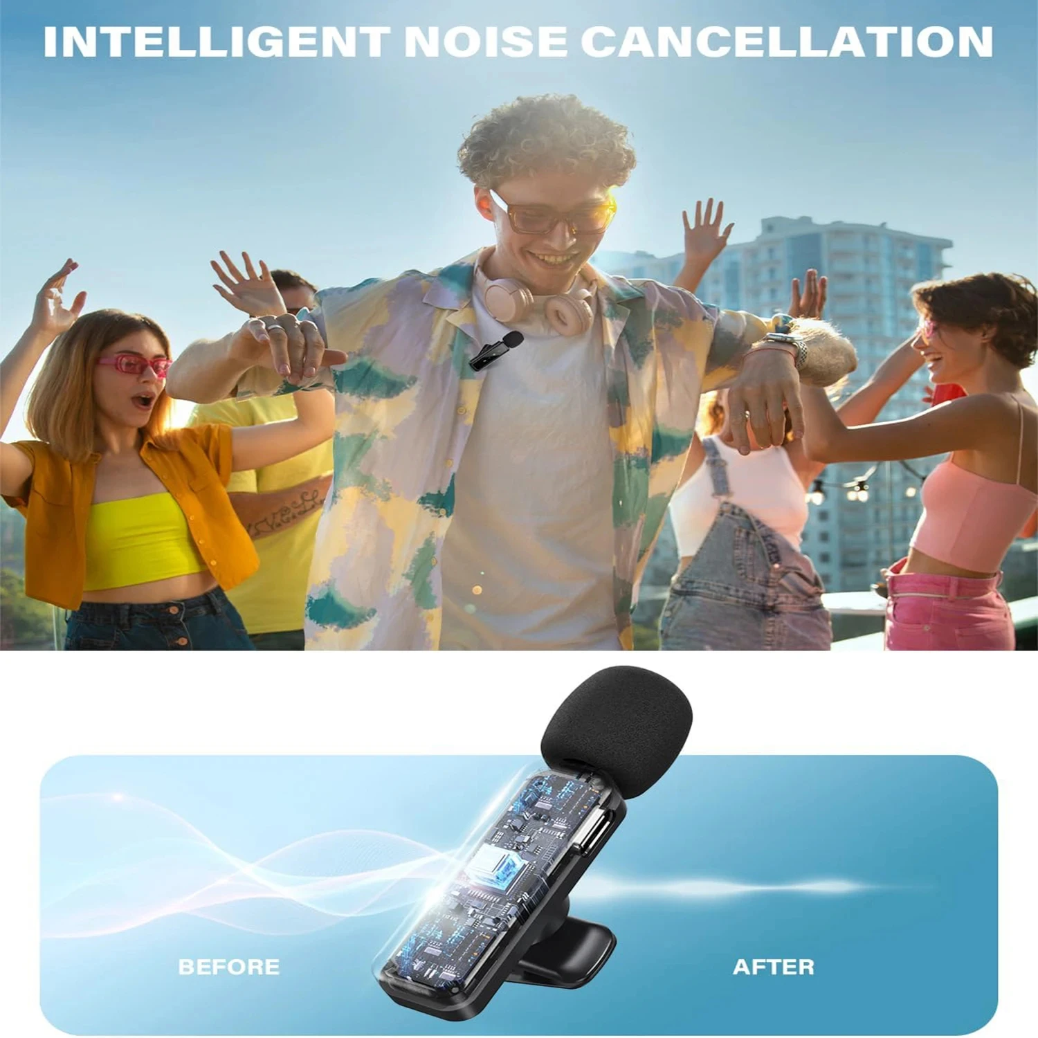 ラベリアワイヤレスマイク 80mAh 充電式バッテリー クリ - Streaming Mic Condenser のレビューと価格