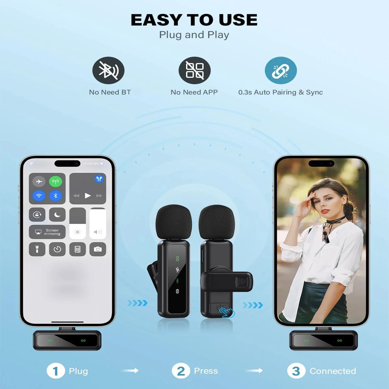 ラベリアワイヤレスマイク 80mAh 充電式バッテリー クリ - Streaming Mic Condenser のレビューと価格